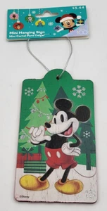 Ruz Disney Mickey Mouse Mini Hanging Sign Ornament Item No. A24472 - New - Picture 1 of 9