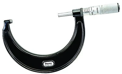 STARRETT T436.1XFL-4 Outside Micrometer, Friction Thimble, Lock Nut IN STOCK - Image 1 of 2