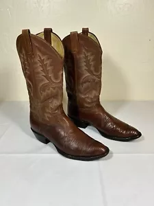Stivali da cowboy western vintage Panhandle slim esotici Teju Lizard 6211 taglia 10 D - Foto 1 di 11