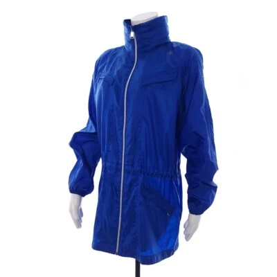 Polo Golf Ralph Lauren Solid Blue Long Sleeve Full Zip Hooded Windbreaker Medium - Image 1 of 4