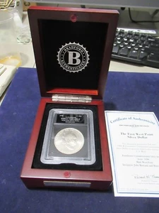 1890-1990 Eisenhower Centennial de Plata Dólar En Estuche, Primer Oeste Punto - Imagen 1 de 6
