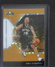 2004-05 Topps Finest Gold X-Fractor #93 Sam Cassell No 5 of 5