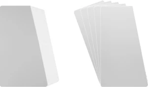 (100) Tarjetas divisorias de índice de papelera de cómics - inclinadas 7"x12" - blancas estándar 30 mil - Imagen 1 de 2