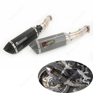 For Honda CBR500R CB500F CB500X 2013-2019 Exhaust Tips Muffler Silencer Mid Pipe - Picture 1 of 11