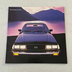 Subaru Auto Verkaufsprospekt GL Schrägheck GLF Hardtop Kombi Oldtimer - Bild 1 von 7