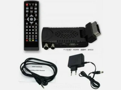 DIGITALE TERRESTRE Mini  Decoder  HD Dvb T2 Usb HDMI Presa Scart Ricevitore USB - Immagine 1 di 4