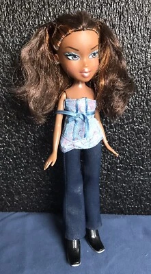 BRATZ DOLL, 10" SASHA, STREAKED HAIR, PONYTAILS, COOL BRATZ OUTFIT, 2004, GOOD! - Image 1 of 4