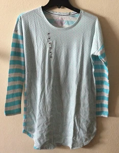 NWT Victorias Secret Sleep T-Shirt Long Sleeve Comfy XSmall Pajama Dress N117-XS - Picture 1 of 5