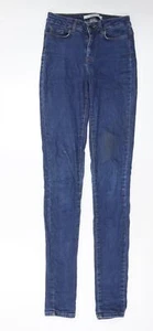 Pantalones de mezclilla ajustados de algodón azul para mujer VERO MODA talla 26 en L36 en cremallera regular - bolsillo - Imagen 1 de 10