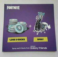 Samsung Fortnite Llama Spray  and  1,000 V-Bucks 