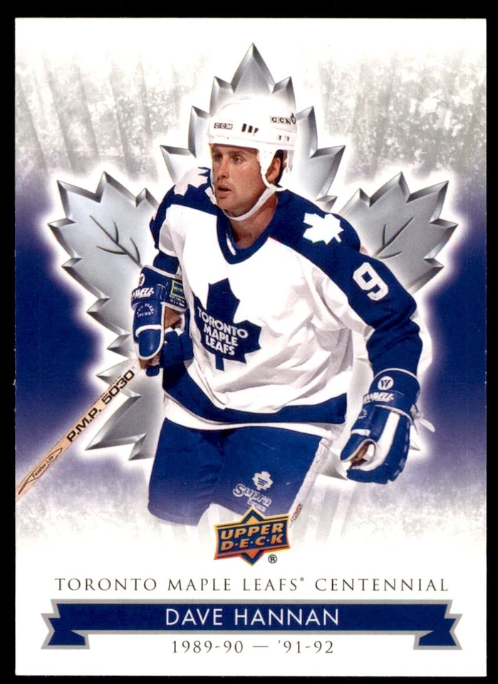 2017-18 Upper Deck Toronto Maple Leafs Centennial Dave Hannan #35 - Image 1 of 2