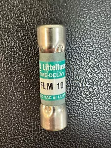 LittleFuse FLM-10 FUSIBLE 10 amperios 250 VCA tiempo de retardo - Imagen 1 de 2