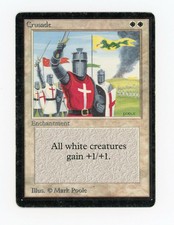 Limited Edition Beta - Crusade - Banned Card High End Old School