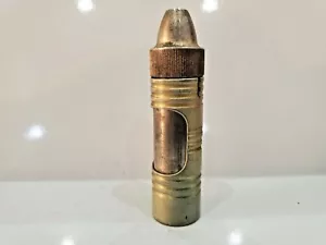 Accendino tubo sportivo vintage Working Art Déco alluminio The Flame 3349,27 - Foto 1 di 5