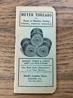 Vintage Pocket Notebook Meyer Threads Sewing Sandt's Leather Store Easton PA