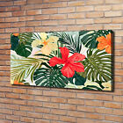 Leinwandbild Kunst-Druck 120x60 Bilder Blumen & Pflanzen Hawaii Blumen