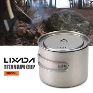 1600ml Pot Ultralight Portable Pot with Lid and E3B6 - Picture 1 of 11