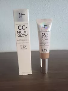 It Cosmetics CC+ Nude Glow Color Correct Skin Tint SPF 40 RICH HONEY 1.08 Fl Oz - Picture 1 of 11