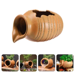 Ceramic Fountain Decoration Living Room Waterfall Jar for Indoor - Picture 1 of 12