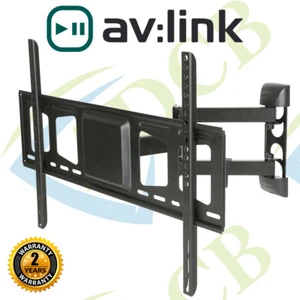 AV:Link Full Motion Double Arm TV Wall Bracket 32" to 60" Flatscreen 3D Monitor - Picture 1 of 1