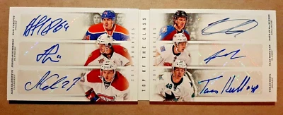 NATHAN MacKINNON 2013-14 PANINI CONTENDERS SIX AUTO ROOKIES /25 TOP OF THE CLASS - Image 1 of 4