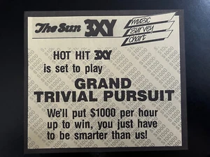 3XY The Sun TOP 40 CHART 3 de agosto de 1984 Melbourne tienda de discos música australiana - Imagen 1 de 2