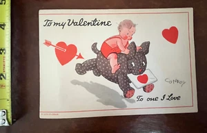 Tarjeta de San Valentín Pop Up Lov-O-Gram de colección Twelvetrees bebé niño peluche perro - Imagen 1 de 5