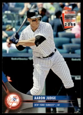 2018 TOPPS NATIONAL BASEBALL CARD DAY AARON JUDGE R148 - Image 1 of 2