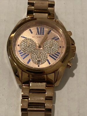 MICHAEL KORS MK6321 Men’s Wristwatch Rose Gold Tone AS IS - Image 1 of 4