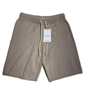 Nuevos con etiquetas $128 Pantalones Cortos Hailey Bermudas Hailey Bronceado NakedCachemira 100% Algodón Orgánico Talla XS - Imagen 1 de 9