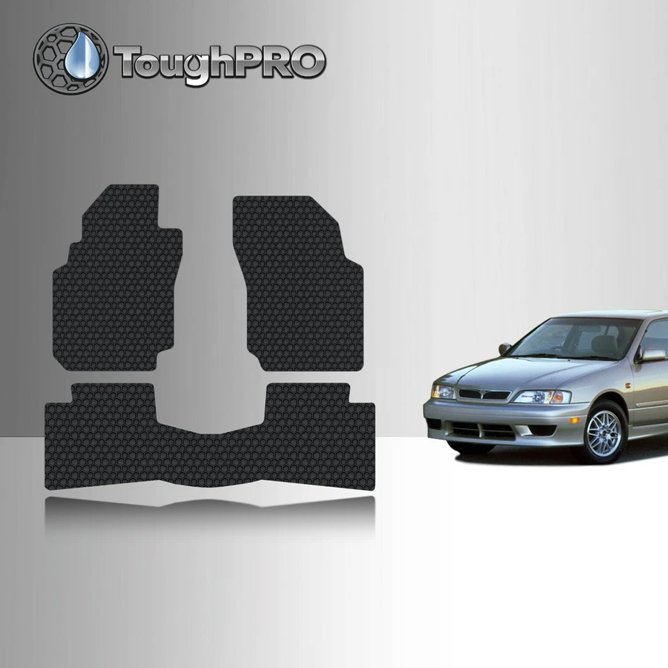 ToughPRO Floor Mats Black For Infiniti G20 All Weather Custom Fit 1999-2002 - Image 1 of 4