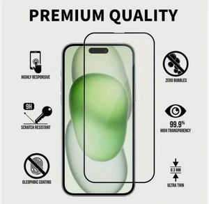 2x Displayschutz Panzerfolie für iPhone 13 / 13 Pro / 14 Schutzglas 3D Dick✅ - Bild 1 von 6