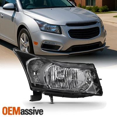 Fit 2013 2014 2015 Chevy Cruze Passenger Side Halogen Headlight Headlamp - Right - Изображение 1 из 4