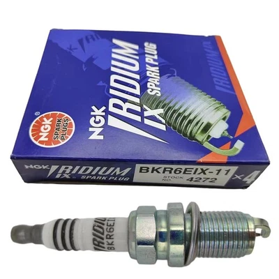 4Pcs New Brands Spark Plugs #4272 BKR6EIX11 For Aston Martin DB9 2005 V12-6.0L - Image 1 of 4