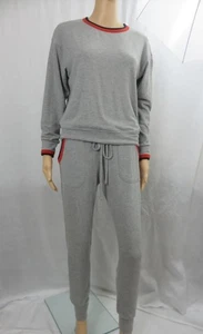 New Michael Stars Madison  2 Piece Sweatsuit Gray Polyester Blend SZ XS NWT $286 - Picture 1 of 8
