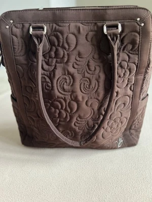 Сумка с короткими ручками Vera Bradley North South эспрессо стеганая сумка из микрофибры наплечная сумка - Изображение 1 из 4