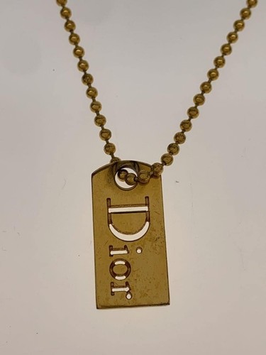 Collana Christian Dior colore oro top incluso donna