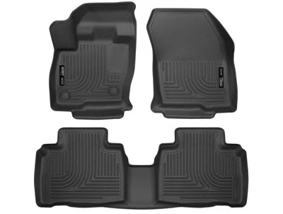 Husky Liners Weatherbeater Floor Mats Fit 2015-2024 Ford Edge - Front/2nd Black - Изображение 1 из 4