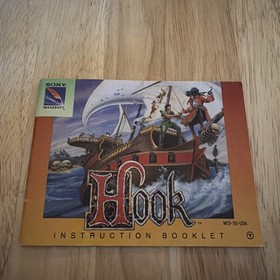Hook NES Instruction Manual NES-7Q-USA Original
