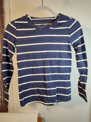 Girls Cherokee Striped Shirt L 10-12 - Image 1 of 4