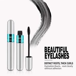 2 in 1 Vibely Mascara 4D Silk Fiber Waterproof Natural Thick Long Curl Lash Make - Picture 1 of 10