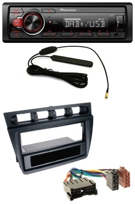 Pioneer MP3 DAB 1DIN AUX USB Autoradio für Kia Picanto (ab 2006) - schwarz - Bild 1 von 4