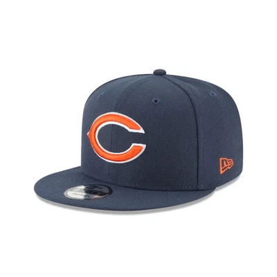 Подлинный NFL New Era Chicago Bears "C" 9FIVE бейсболка кепка - темно-синий/оранжевый - Изображение 1 из 4
