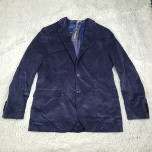 NEW Vineyard Vines Corduroy Blazer Mens 40R Navy Blue Old Money Preppy - Picture 1 of 9