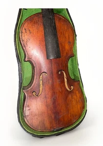 Antique Violin Made By Lee Maliza Dated Aug 4th 1926 Dedicated To Pauline sander - Picture 1 of 8