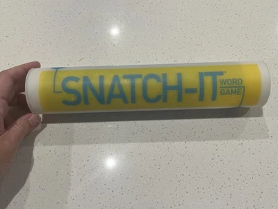 Snatch it Word Game- Complete 100 Tiles-Make A Word, Take A Word Fun Scrabble VG - Image 1 of 4