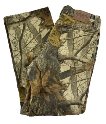 Pantalones de Colección Wrangler Pro Gear Camuflados Realtree 16 Regular Verde Caza Exterior Foto 1 de 4