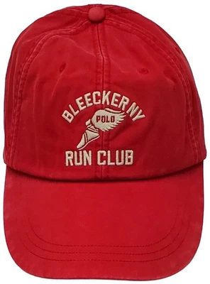 Brand New Polo Ralph Lauren Red Bleecker NY Run Club Adjustable Hat - Image 1 of 2