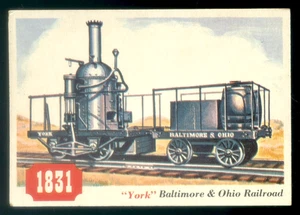 1955 TOPPS RAILS AND SAILS #55 The "York" - Picture 1 of 2