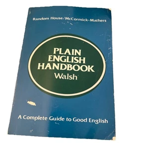 Plain English Handbook: A Complete Guide To Good English - Imagen 1 de 4